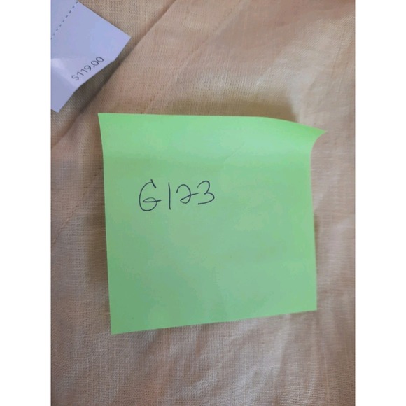 J Jill Love Linen Yellow Lemon Dress Size Large New With Tags - Picture 9 of 9